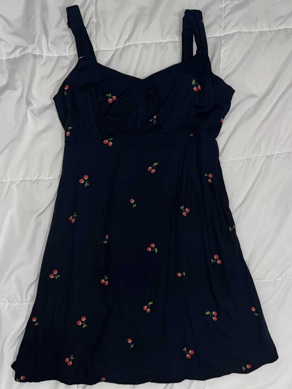 2/$30! Never worn! Perfect for the 4th 🧨 Old Navy Navy Mini Dress w/Cherry Print